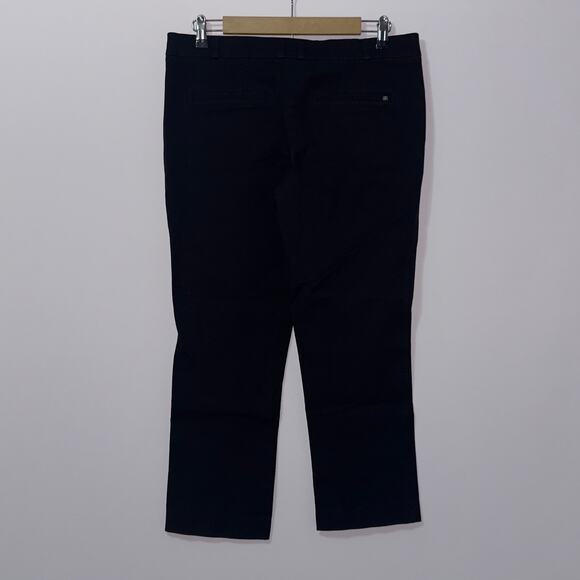 Banana Republic Women’s Slim-Fit Black Pants Size 8 Stretch - Picture 2 of 7